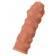 Телесная реалистичная насадка KOKOS Extreme Sleeve 11 с дополнительной стимуляцией - 12,7 см. - KOKOS - в Невинномысске купить с доставкой