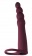 Бордовая вибронасадка для двойного проникновения Bramble - 16,5 см. - Lola Games купить в Невинномысске с доставкой в Orgasmix.ru Бордовая вибронасадка для двойного проникновения Bramble - 16,5 см. - Lola Games - купить с доставкой в Невинномысске