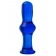 Голубая стеклянная анальная втулка - 12 см. - Sexus в Невинномысске Голубая стеклянная анальная втулка - 12 см. - Sexus