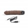 Коричневый вибратор-реалистик 6.5 Girthy Realistic Vibrator - 19 см. - PowerCocks купить в Невинномысске с доставкой в Orgasmix.ru Коричневый вибратор-реалистик 6.5 Girthy Realistic Vibrator - 19 см. - PowerCocks