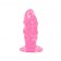 Розовый анальный стимулятор-фаллос - 12,3 см. - Baile