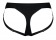 Черные трусики для насадок Heroine Lingerie Harness - size M - Strap-on-me - купить с доставкой в Невинномысске