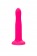 Ярко-розовый, светящийся в темноте фаллоимитатор Sam Glow - 17 см. - ToyFa