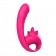 Розовый изогнутый вибратор с фрикциями - 19,7 см. - I-MOON купить в Невинномысске с доставкой в Orgasmix.ru Розовый изогнутый вибратор с фрикциями - 19,7 см. - I-MOON