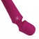 Бордовый вибромассажер Luna - 21,4 см. - HOT planet в Невинномысске Бордовый вибромассажер Luna - 21,4 см. - HOT planet