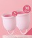 Набор из 2 розовых менструальных чаш Aura - HOT planet - купить с доставкой в Невинномысске Набор из 2 розовых менструальных чаш Aura - HOT planet - купить с доставкой в Невинномысске
