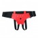 Красные трусики со штырьком для насадки - БДСМ Арсенал - купить с доставкой в Невинномысске