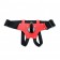Красные трусики со штырьком для насадки - БДСМ Арсенал - купить с доставкой в Невинномысске