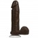 Коричневый фаллоимитатор The Realistic Cock 8” with Removable Vac-U-Lock Suction Cup - 20,57 см. - Doc Johnson купить с доставкой в интернет-магазине Orgasmix в Невинномысске Коричневый фаллоимитатор The Realistic Cock 8” with Removable Vac-U-Lock Suction Cup - 20,57 см. - Doc Johnson